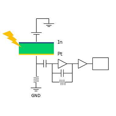 Pt Ohmic 電極素子